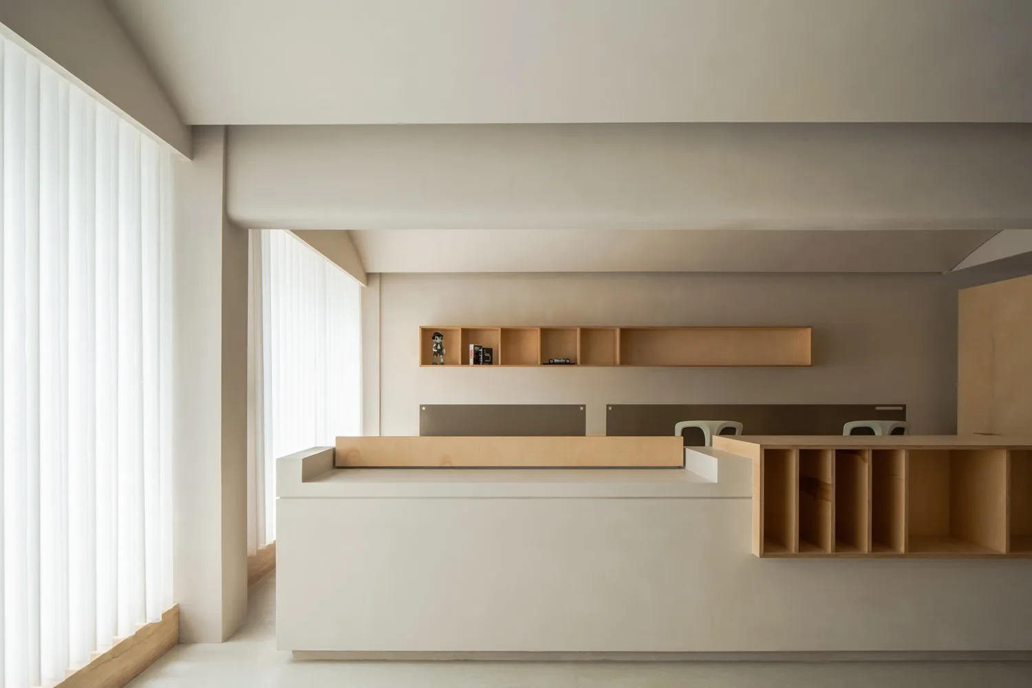 BIM architecture | 100 square meter Japanese office/Hangzhou Xilai Space research