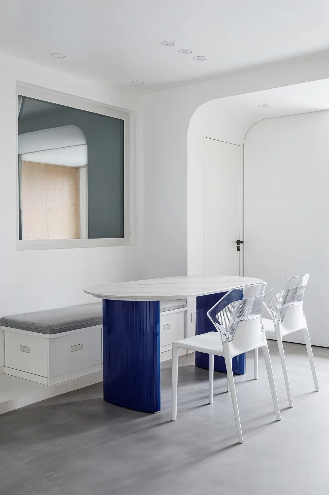 BIM Architecture | 'Blue Realm' Klein's Streamlined Music Home/Theater Architecture Design Studio
