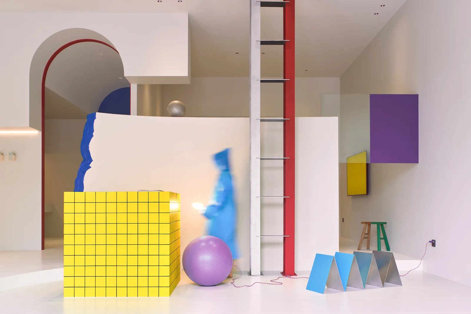 BIM Architecture | Benjamin Moore Coatings Jinhua Experience Center, a random spatial experiment of color explosion/NDB Design's new work