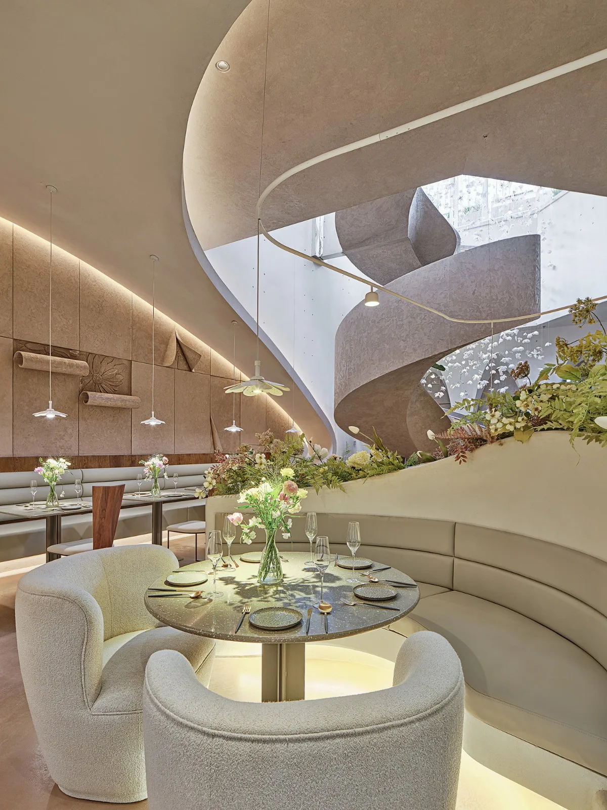 BIM Architecture | Flower Kitchen Designer "She" and His Ninth Love/Liang Zhu Design Firm