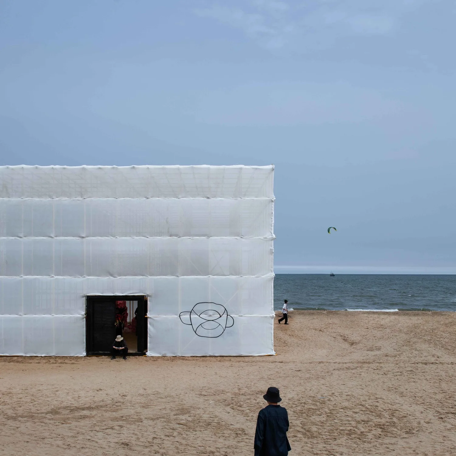 BIM Architecture | Huang Shen Er Space - Anaya Drama Festival "Migratory Bird 300" Beach Temporary Art Museum/Hemu Architecture Studio