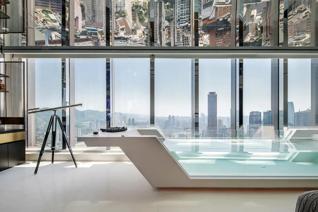 BIM Architecture | ISEYA Floating Cloud High Altitude Hotel [Chaotianmen Flagship Store]/Preaching Space Design