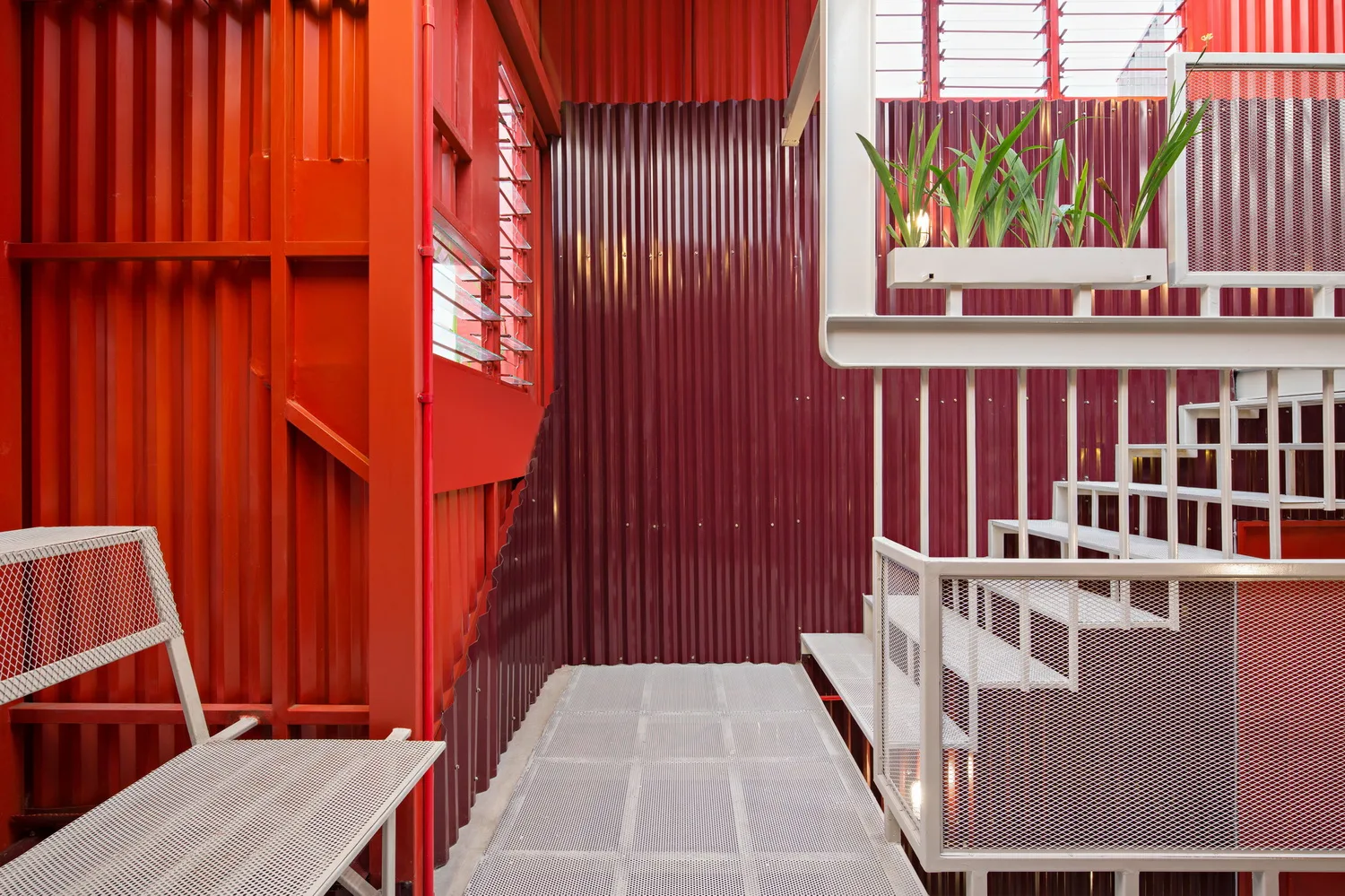 BIM Architecture | 'Gradually Stacking' Red Zone Boarding Apartments/Ismail Solehudin Architecture