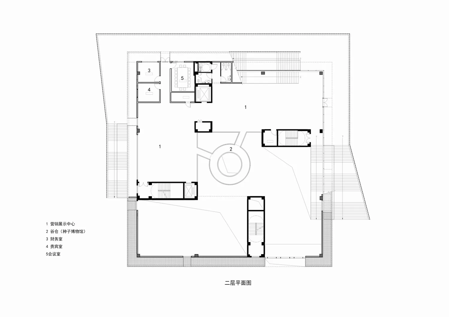 BIM Architecture | Rural Ideal of "Square Warehouse and Round Grain", Haimen Yungu Agricultural Exhibition Hall/ad