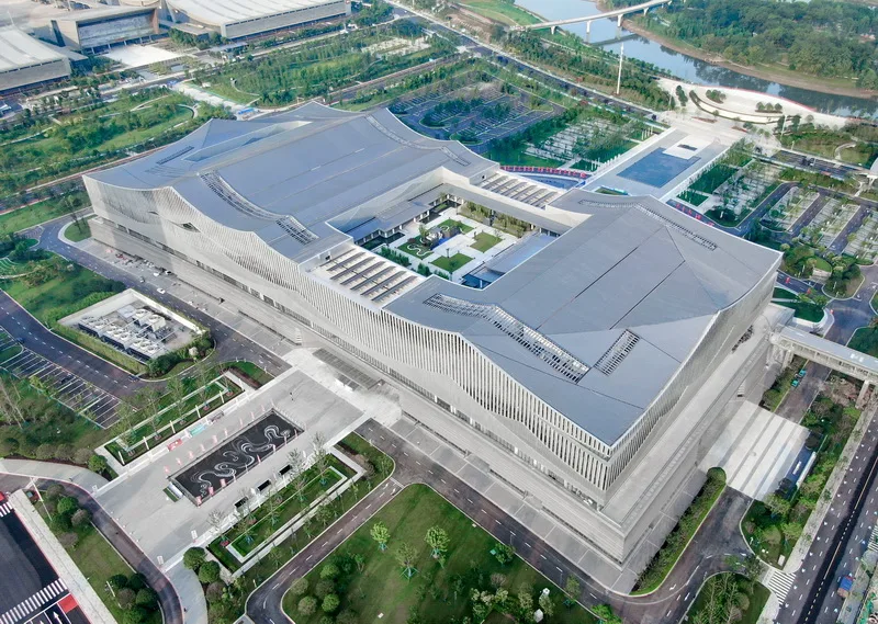 BIM Architecture | Changsha International Convention Center - Bai Tao Lansen collaborates with Academician He Jingtang's team to create a new business card for the city/Bai Tao Lansen