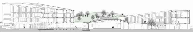 BIM architecture | Space shaping in line with the trend, designed by Zhejiang Jiande Airport Aviation Industry University Research Base/Gad Jiedi
