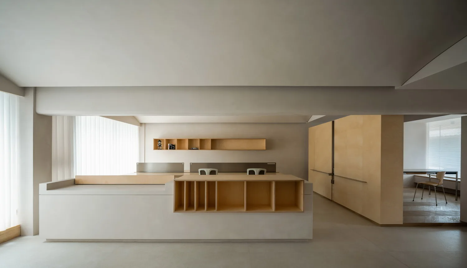 BIM architecture | 100 square meter Japanese office/Hangzhou Xilai Space research