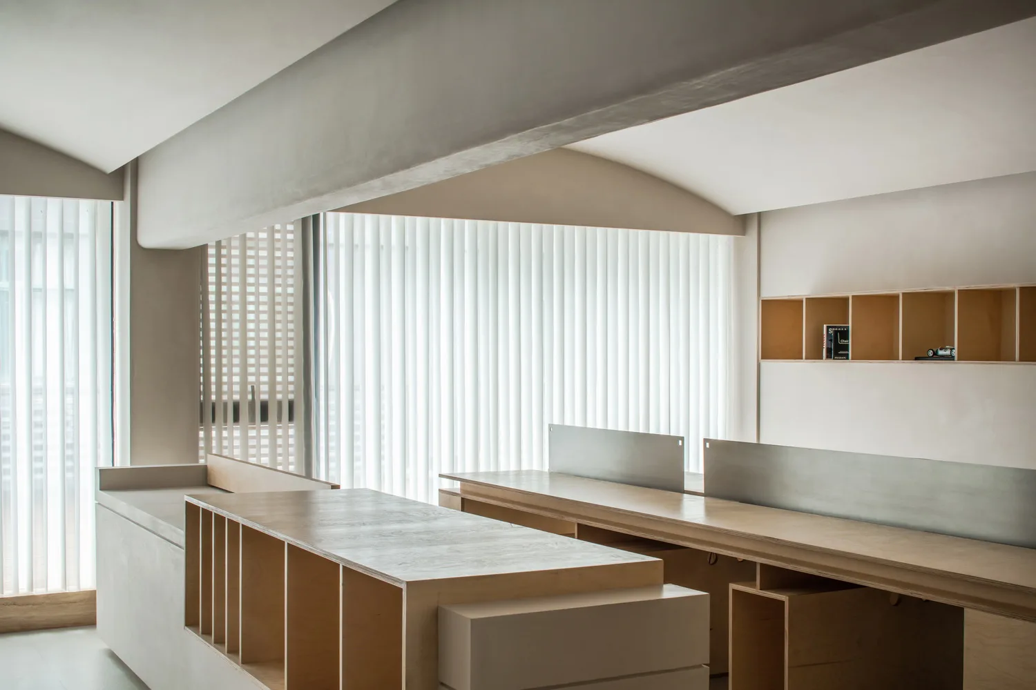 BIM architecture | 100 square meter Japanese office/Hangzhou Xilai Space research
