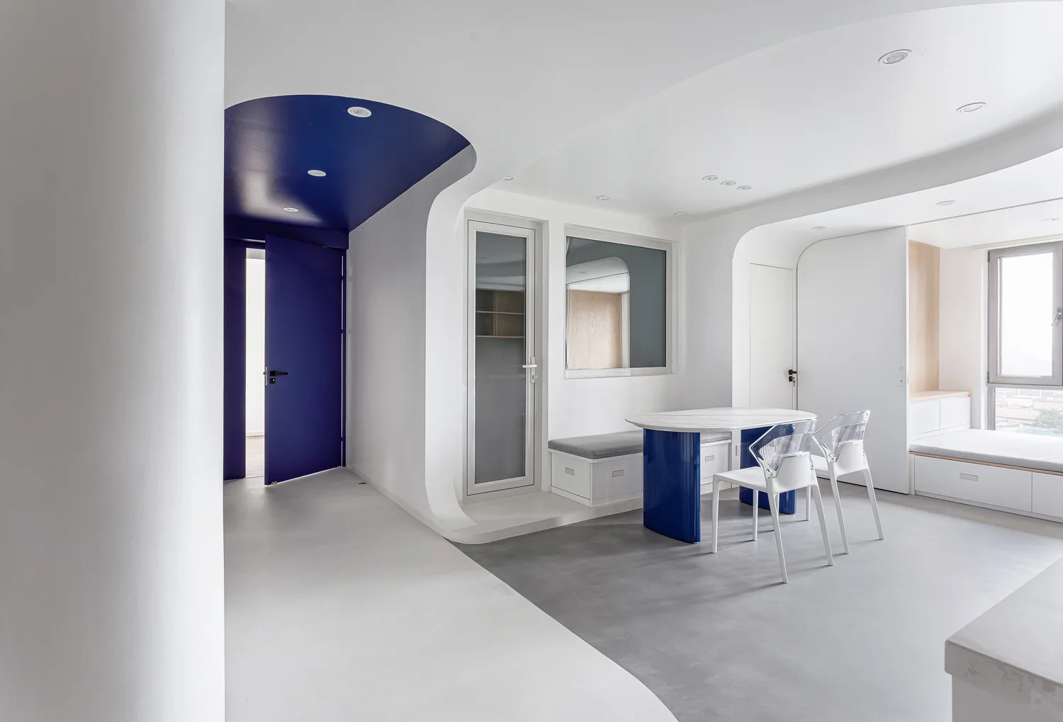 BIM Architecture | 'Blue Realm' Klein's Streamlined Music Home/Theater Architecture Design Studio