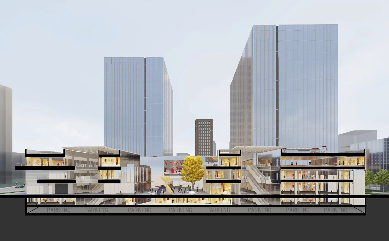 BIM Architecture | Shanghai Changfeng Center: Unified Order and Diverse Vitality/GOA Elephant Design