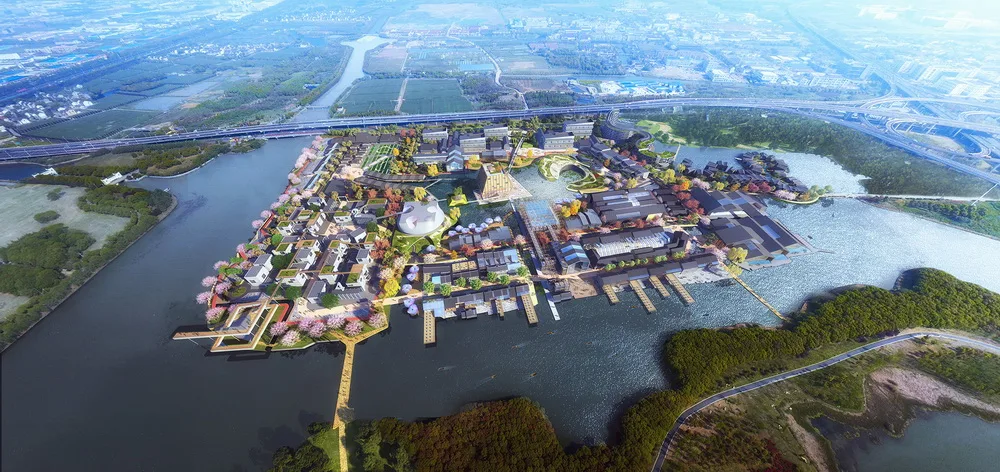 BIM Architecture | Suzhou Qingtai Sino Japanese Industrial Design Village, Creating a New Waterfront Landmark Again/Spark Sibang
