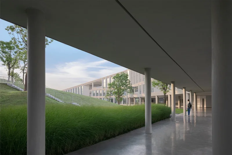 BIM architecture | Space shaping in line with the trend, designed by Zhejiang Jiande Airport Aviation Industry University Research Base/Gad Jiedi