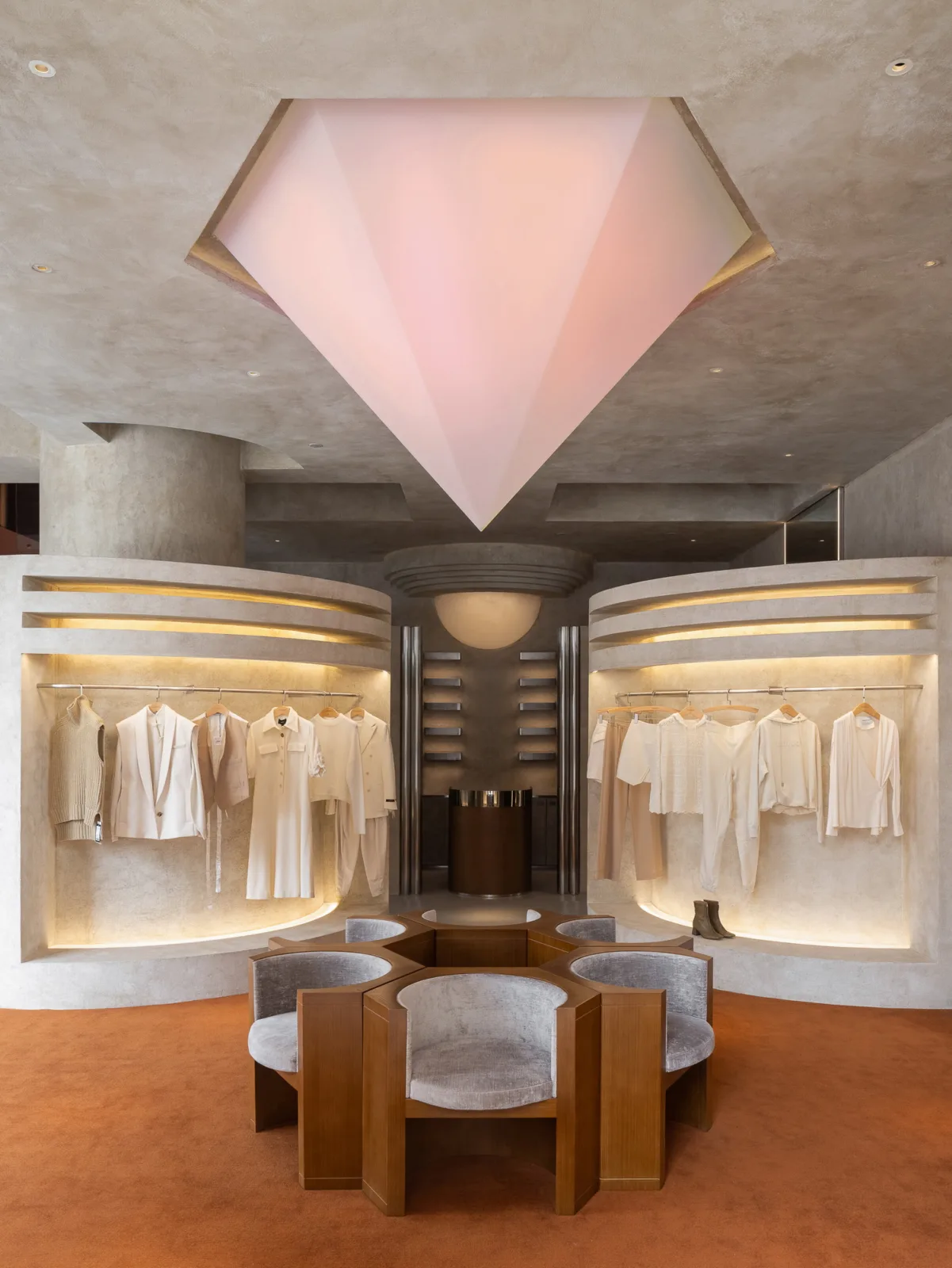BIM Architecture | Vintage Futurist Buying Shop AUDREY/Liang Architecture Design Firm