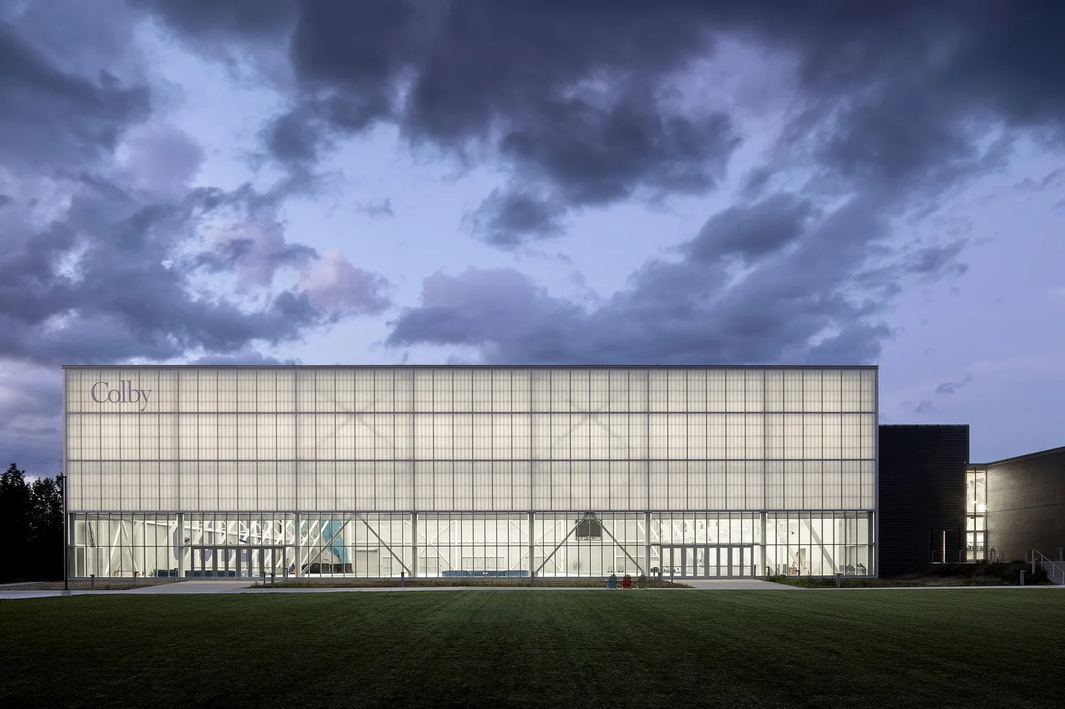 BIM Architecture | White Blocks - Colby College Sports and Entertainment Center Harold Alfond/Hopkins Architects+Sasaki