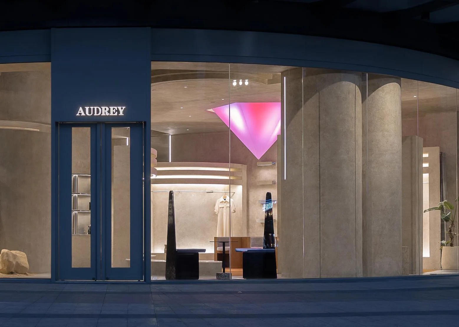 BIM Architecture | Vintage Futurist Buying Shop AUDREY/Liang Architecture Design Firm