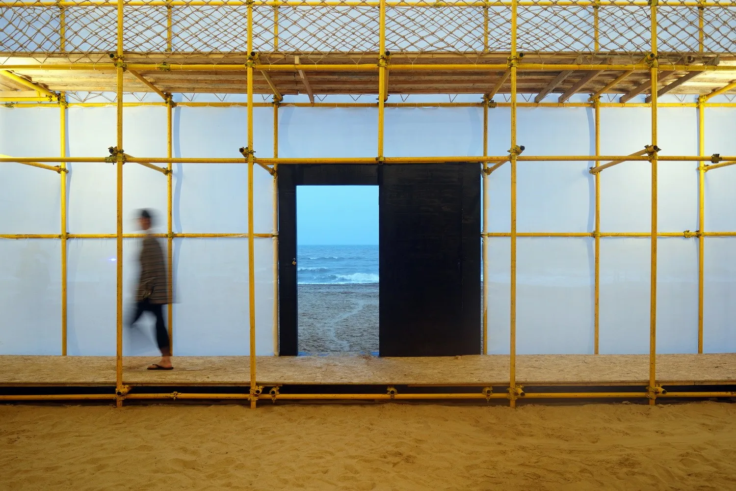 BIM Architecture | Huang Shen Er Space - Anaya Drama Festival "Migratory Bird 300" Beach Temporary Art Museum/Hemu Architecture Studio