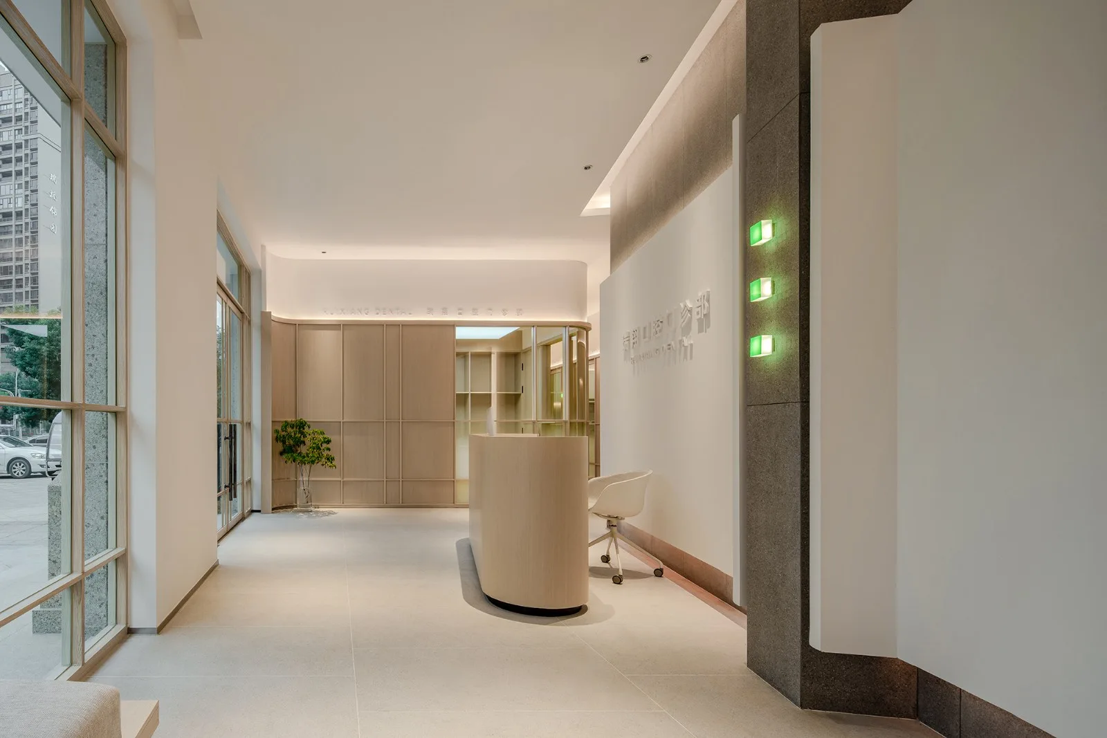 BIM Architecture | Ruixiang Dental, a relaxed and peaceful clinic/Interior Design by Wang Weihang