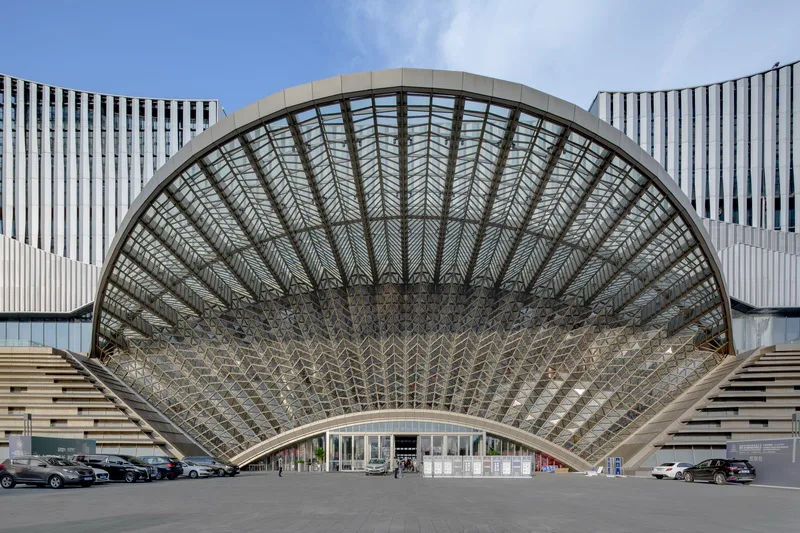 BIM Architecture | Changsha International Convention Center - Bai Tao Lansen collaborates with Academician He Jingtang's team to create a new business card for the city/Bai Tao Lansen