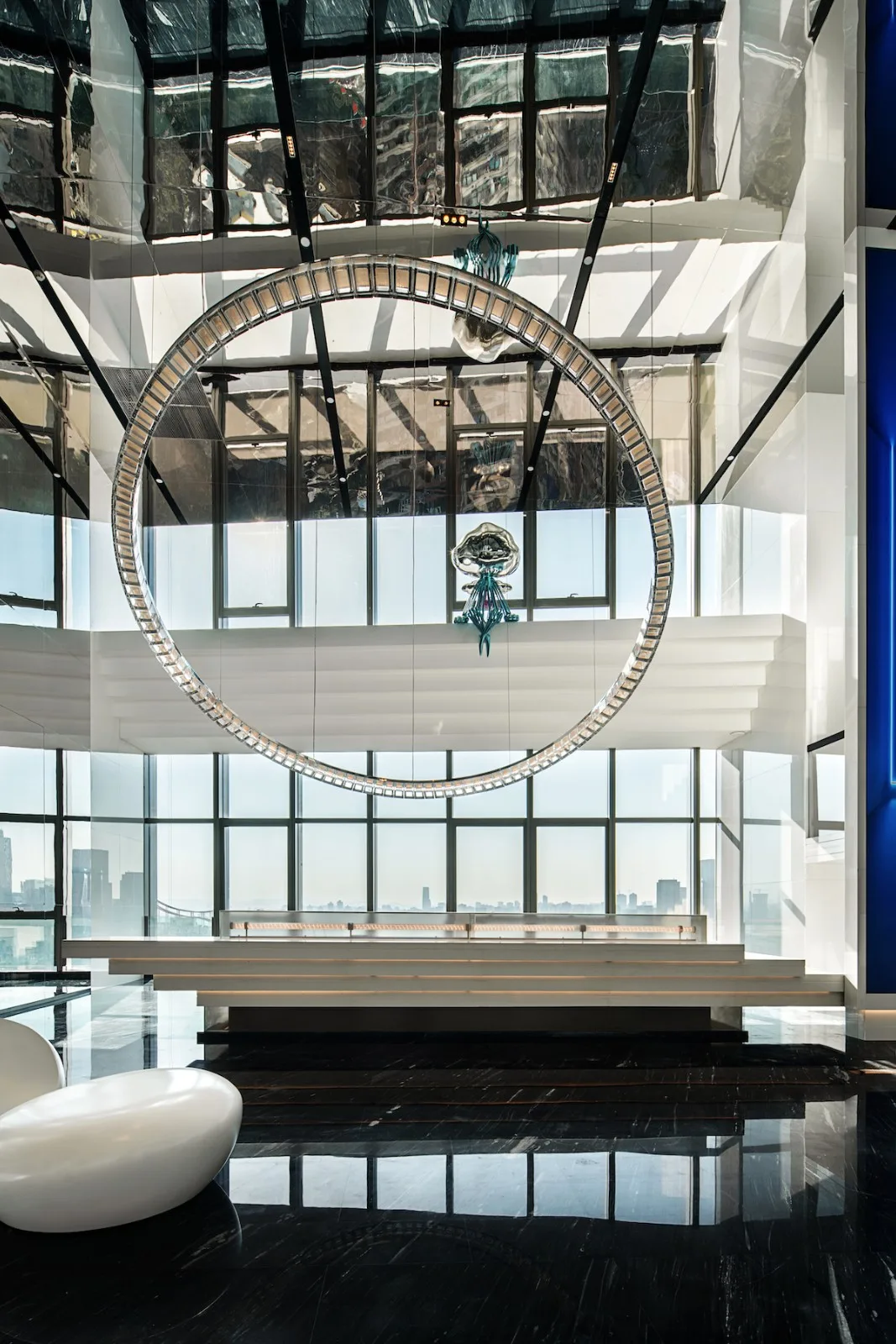 BIM Architecture | ISEYA Floating Cloud High Altitude Hotel [Chaotianmen Flagship Store]/Preaching Space Design