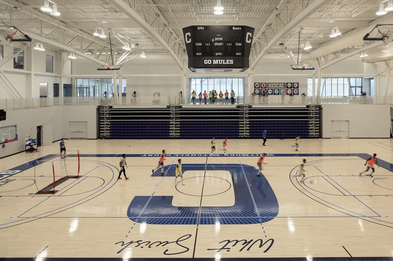 BIM Architecture | White Blocks - Colby College Sports and Entertainment Center Harold Alfond/Hopkins Architects+Sasaki