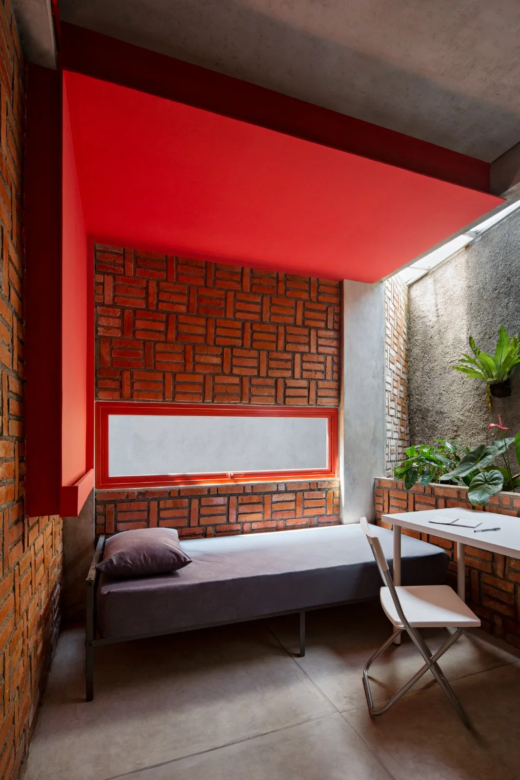 BIM Architecture | 'Gradually Stacking' Red Zone Boarding Apartments/Ismail Solehudin Architecture