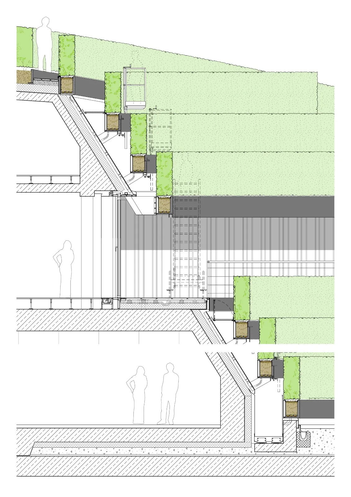 BIM Architecture | The largest green facade building in Europe, Kö-Bogen II commercial complex/ingenhoven architects
