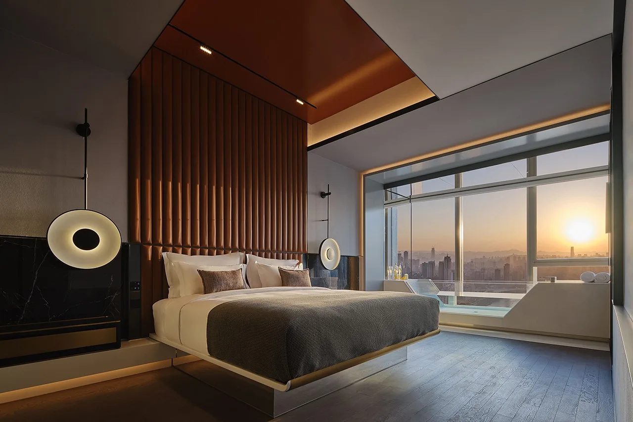 BIM Architecture | ISEYA Floating Cloud High Altitude Hotel [Chaotianmen Flagship Store]/Preaching Space Design