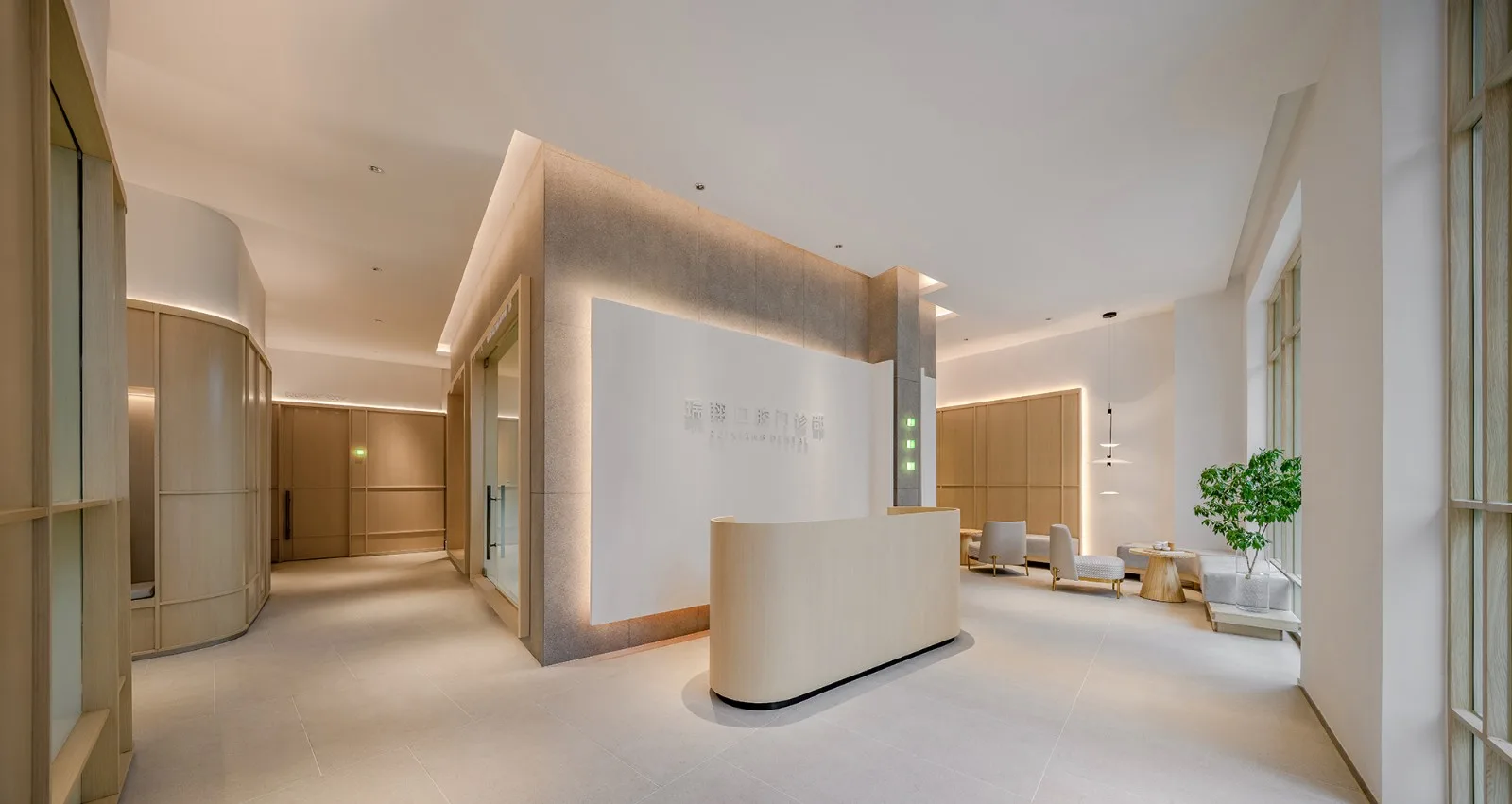 BIM Architecture | Ruixiang Dental, a relaxed and peaceful clinic/Interior Design by Wang Weihang