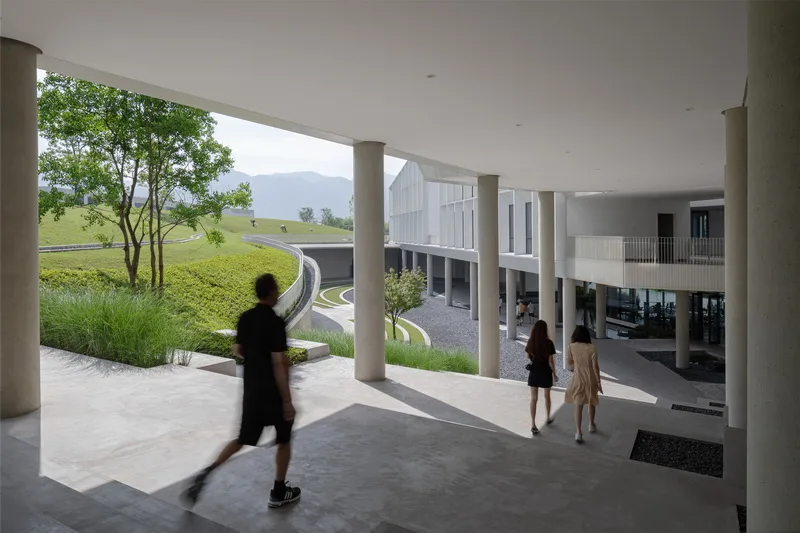BIM architecture | Space shaping in line with the trend, designed by Zhejiang Jiande Airport Aviation Industry University Research Base/Gad Jiedi