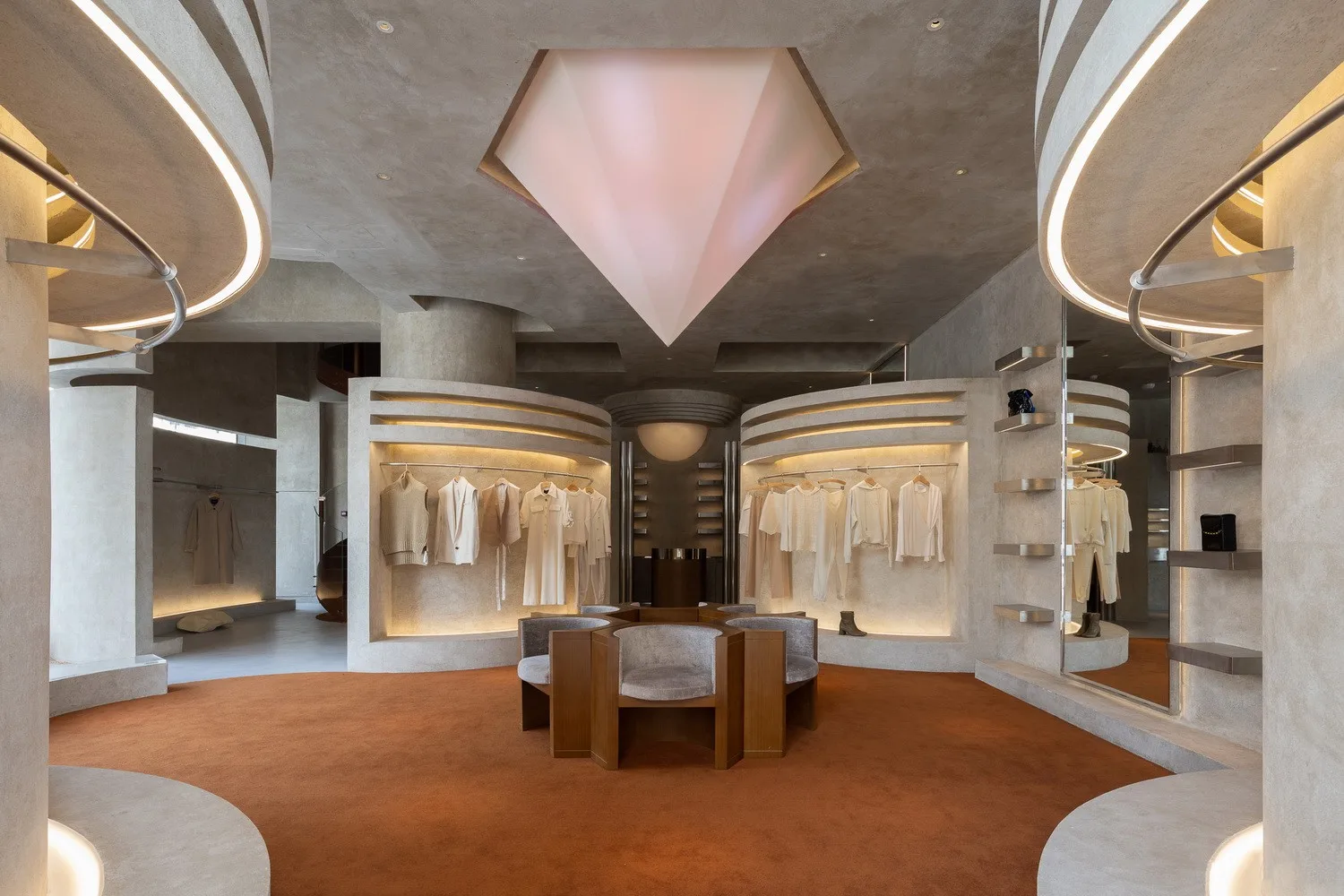 BIM Architecture | Vintage Futurist Buying Shop AUDREY/Liang Architecture Design Firm