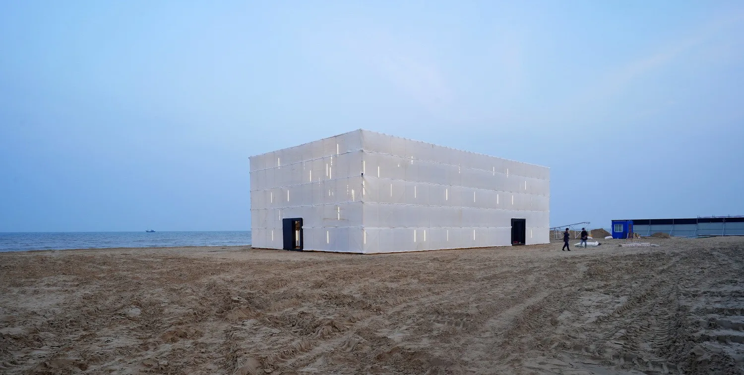 BIM Architecture | Huang Shen Er Space - Anaya Drama Festival "Migratory Bird 300" Beach Temporary Art Museum/Hemu Architecture Studio