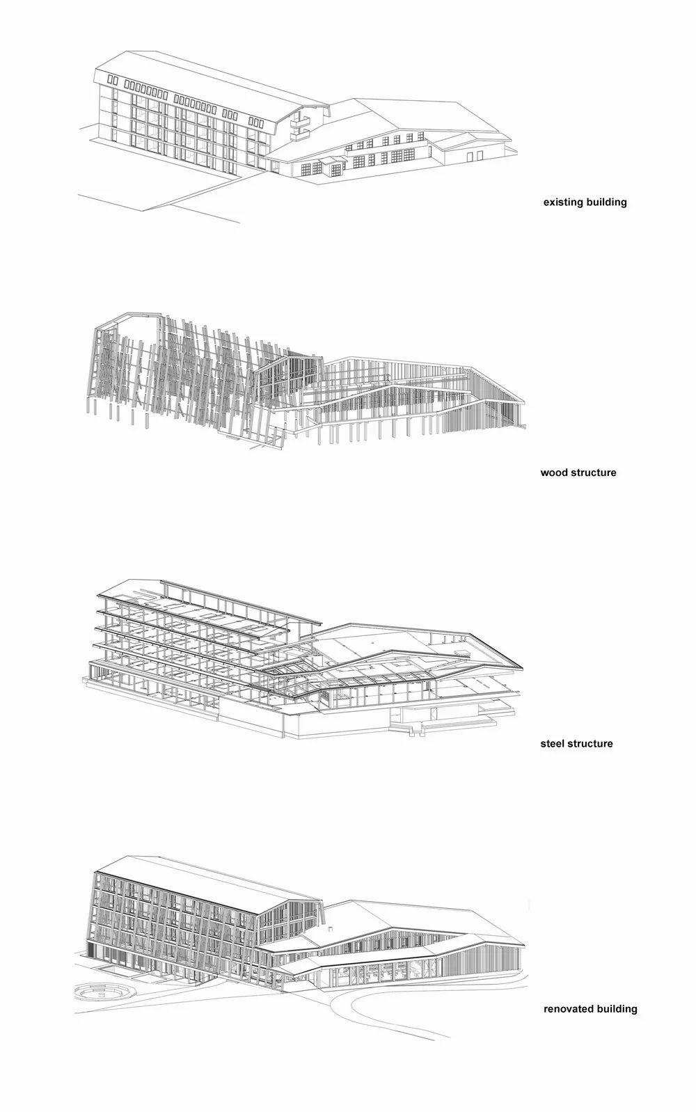 BIM Architecture | Bohinj Hotel Reconstruction, Cultural Heritage/OFIS Architects