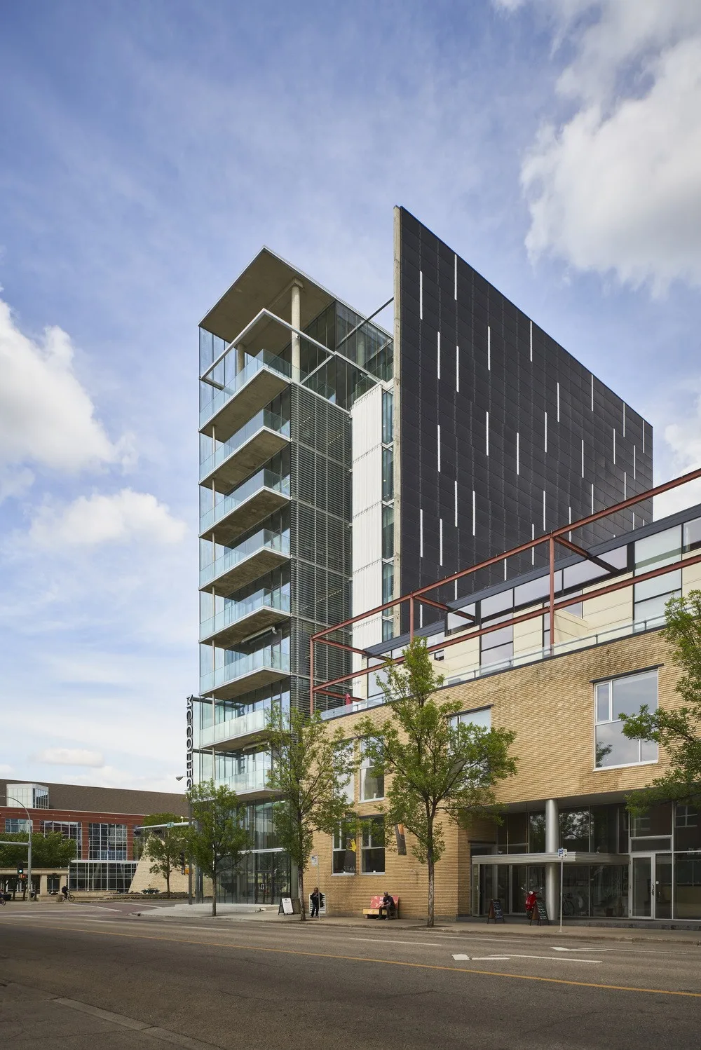 BIM Architecture | Edge Office Building, Solar Panels Covered Facade/Dub Architects