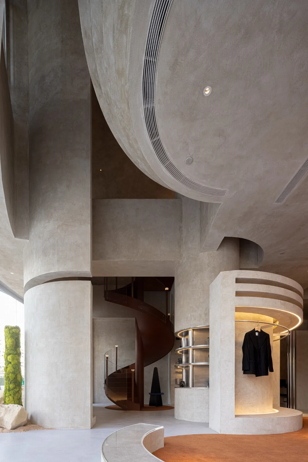 BIM Architecture | Vintage Futurist Buying Shop AUDREY/Liang Architecture Design Firm