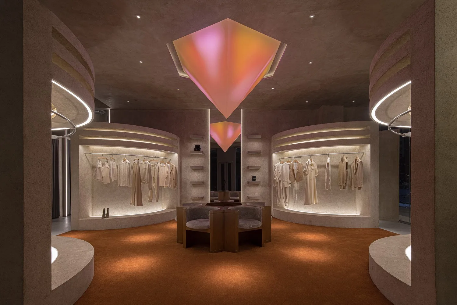 BIM Architecture | Vintage Futurist Buying Shop AUDREY/Liang Architecture Design Firm