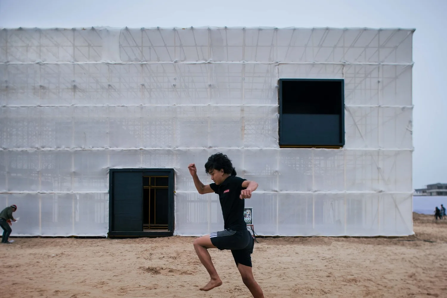 BIM Architecture | Huang Shen Er Space - Anaya Drama Festival "Migratory Bird 300" Beach Temporary Art Museum/Hemu Architecture Studio