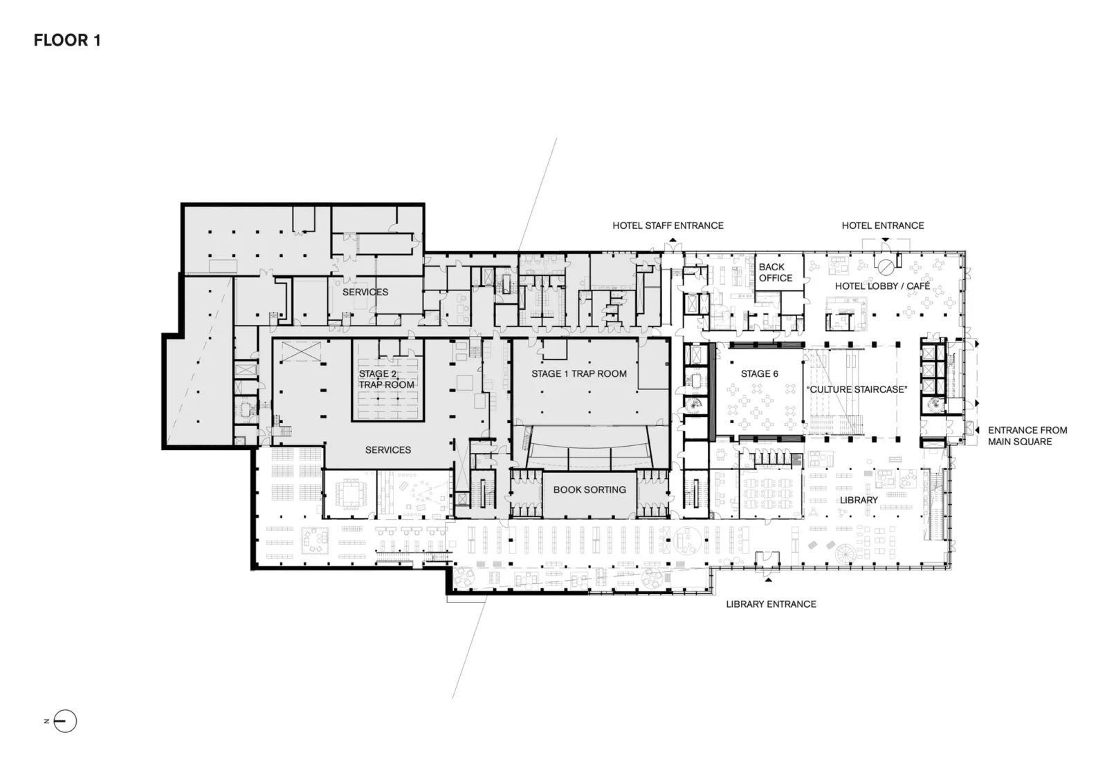 BIM Architecture | Sara Kulturhus Center/White Arkitekter