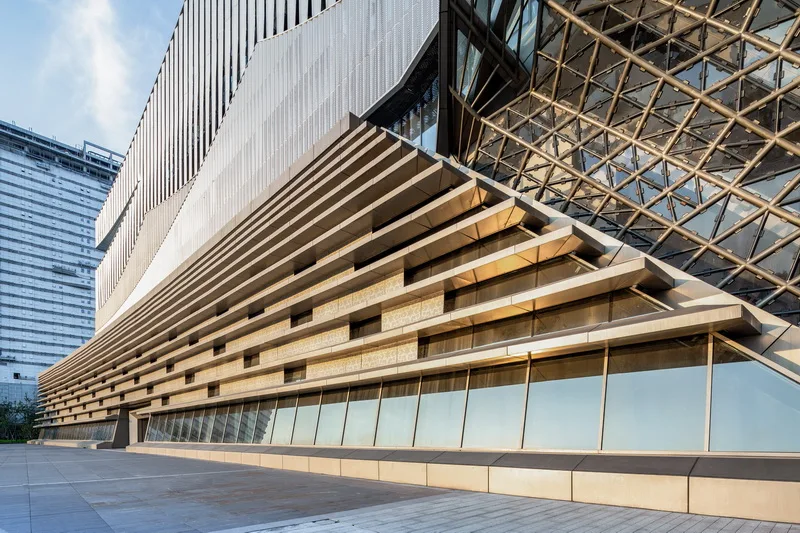 BIM Architecture | Changsha International Convention Center - Bai Tao Lansen collaborates with Academician He Jingtang's team to create a new business card for the city/Bai Tao Lansen