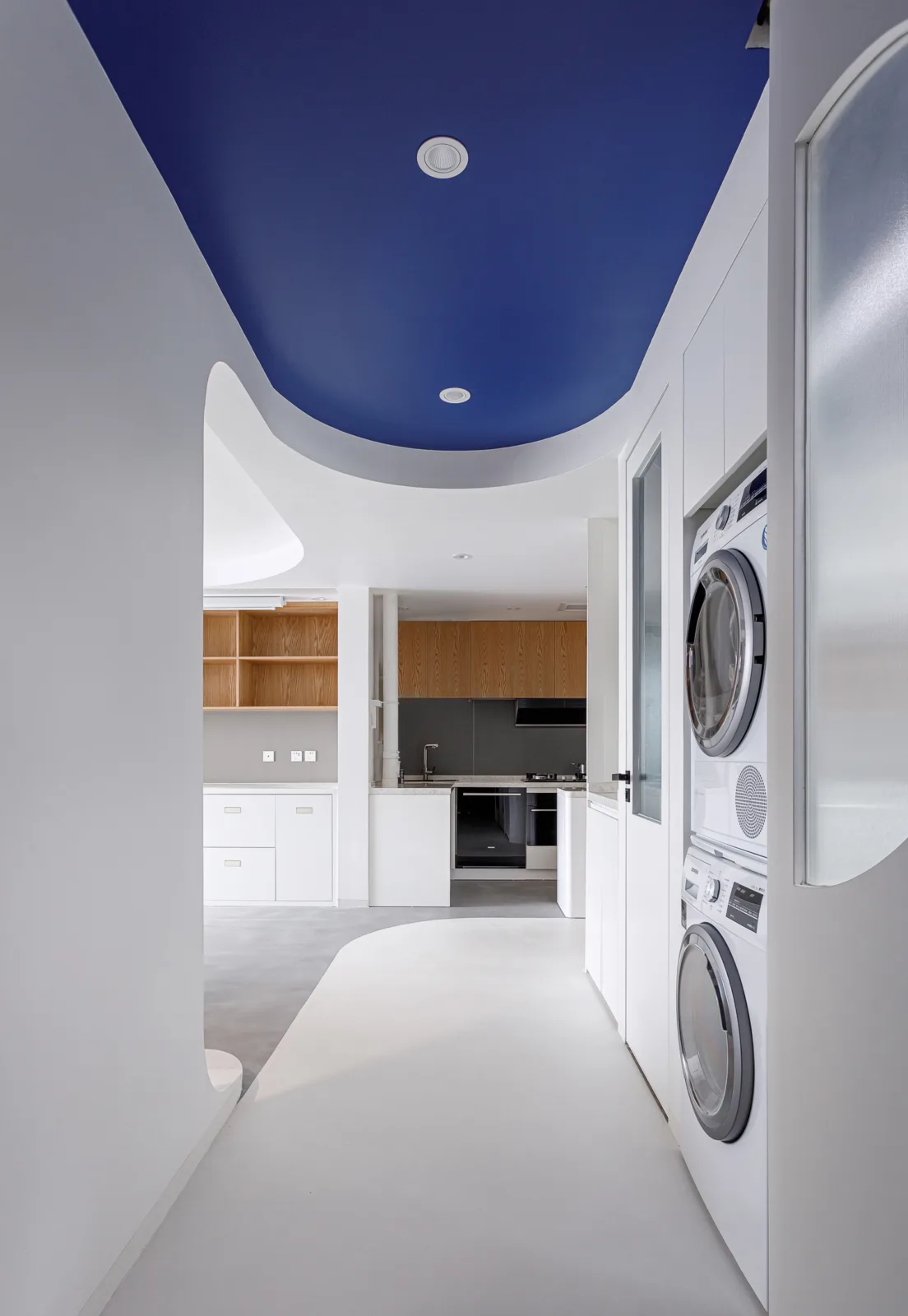 BIM Architecture | 'Blue Realm' Klein's Streamlined Music Home/Theater Architecture Design Studio
