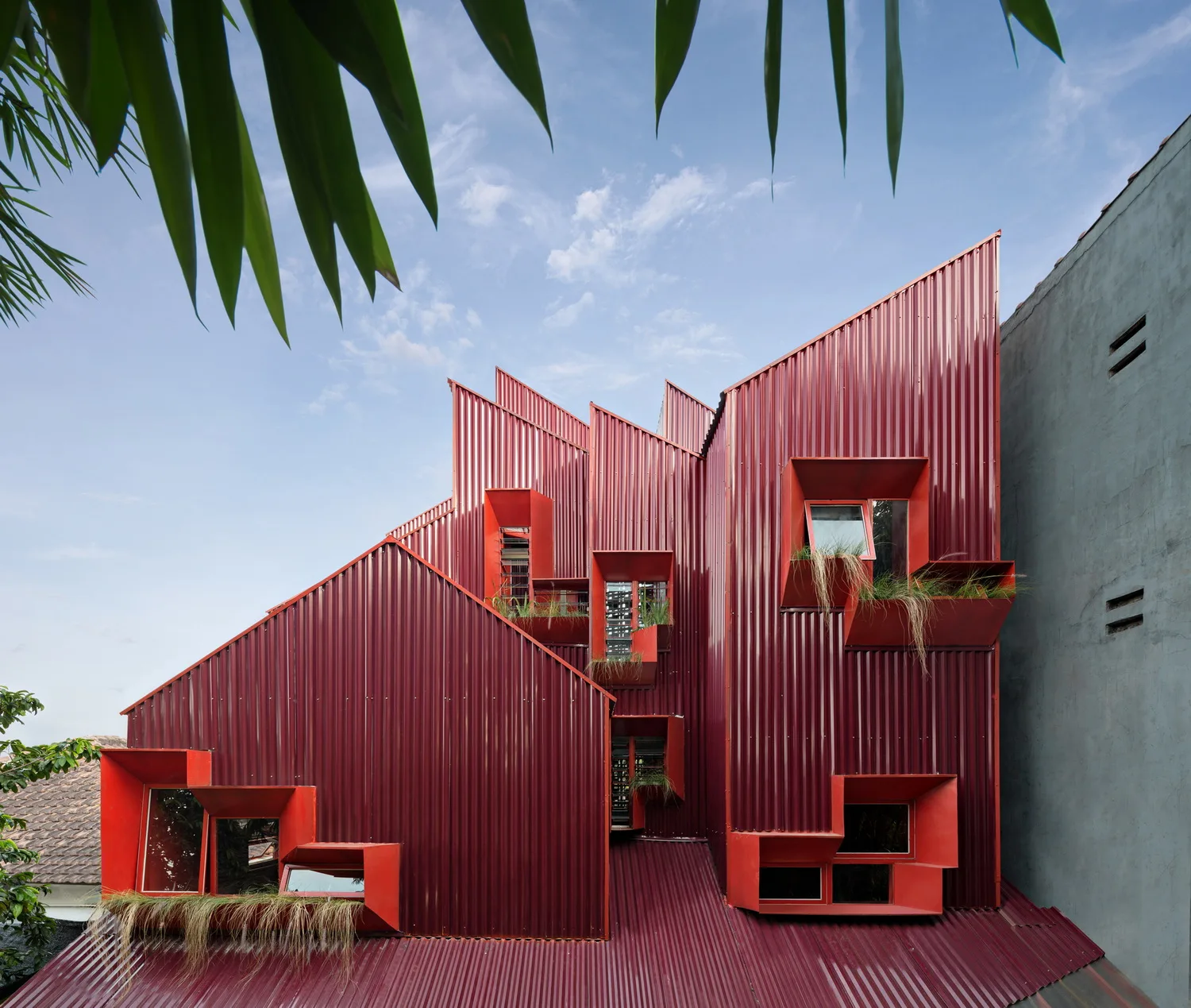 BIM Architecture | 'Gradually Stacking' Red Zone Boarding Apartments/Ismail Solehudin Architecture