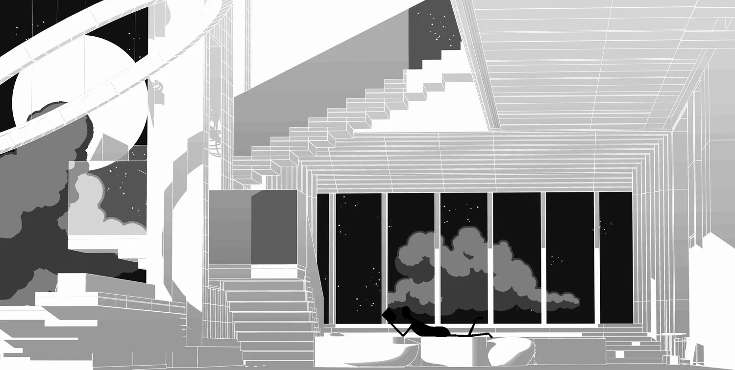 BIM Architecture | ISEYA Floating Cloud High Altitude Hotel [Chaotianmen Flagship Store]/Preaching Space Design