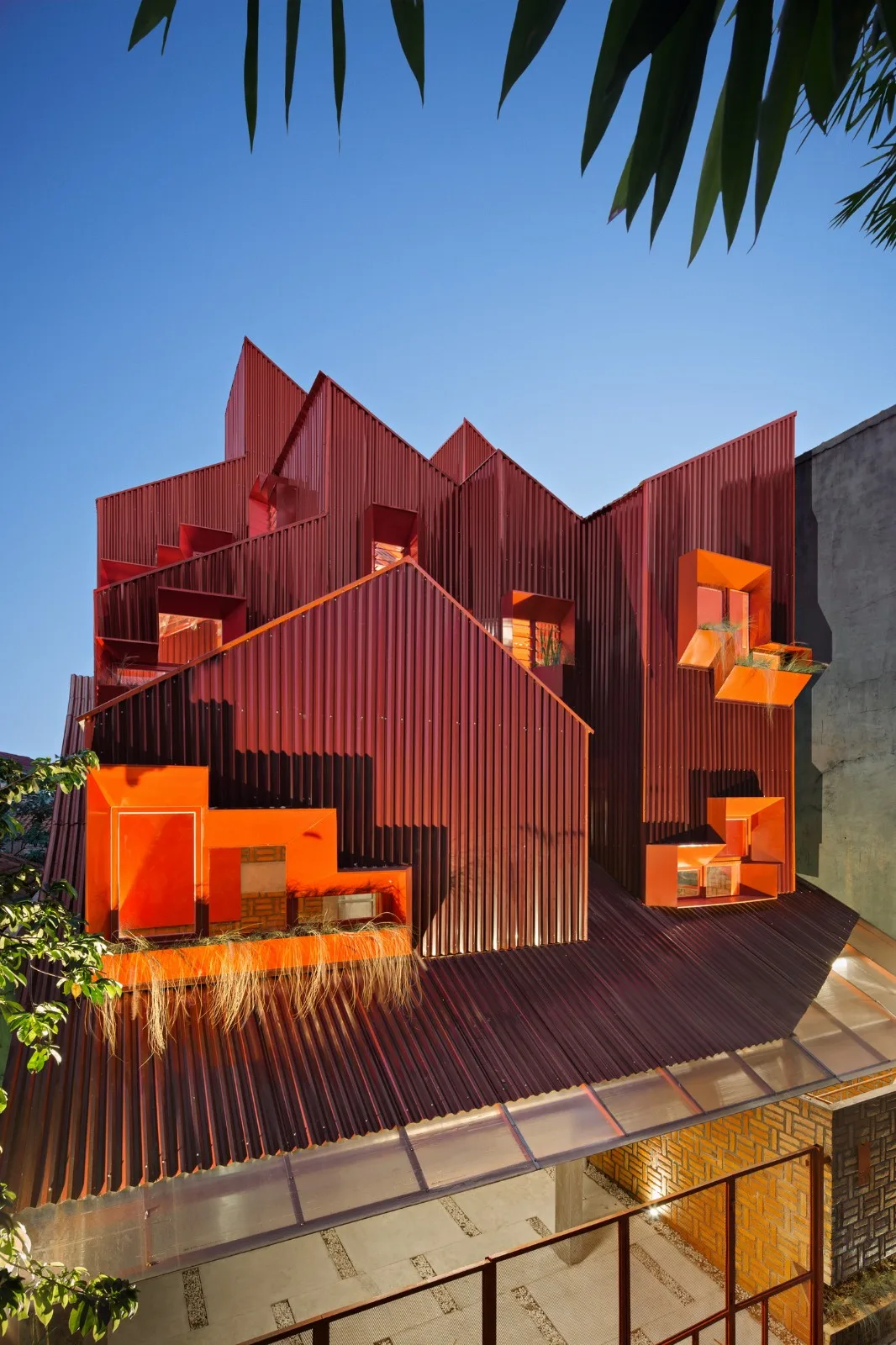 BIM Architecture | 'Gradually Stacking' Red Zone Boarding Apartments/Ismail Solehudin Architecture