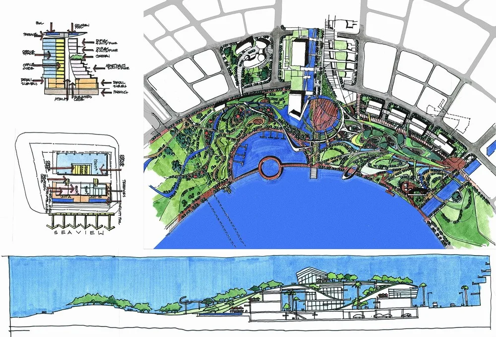BIM Architecture | Lighting up the "Pearl" of the City: Architectural Design of the East Bank Cluster of Shenzhen Bao'an Happy Harbor/Laguarda. Low Architects