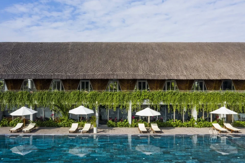BIM Architecture | Large span arched bamboo beams, Casamia Community Home/VTN Architects