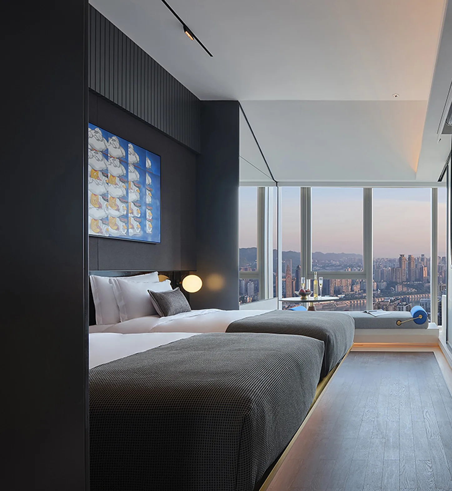 BIM Architecture | ISEYA Floating Cloud High Altitude Hotel [Chaotianmen Flagship Store]/Preaching Space Design