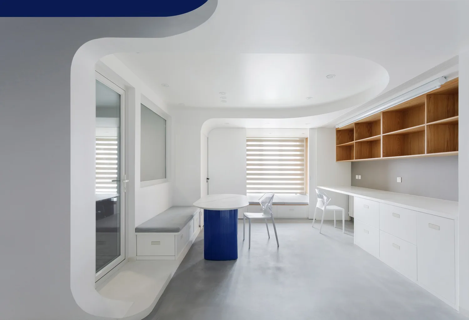BIM Architecture | 'Blue Realm' Klein's Streamlined Music Home/Theater Architecture Design Studio