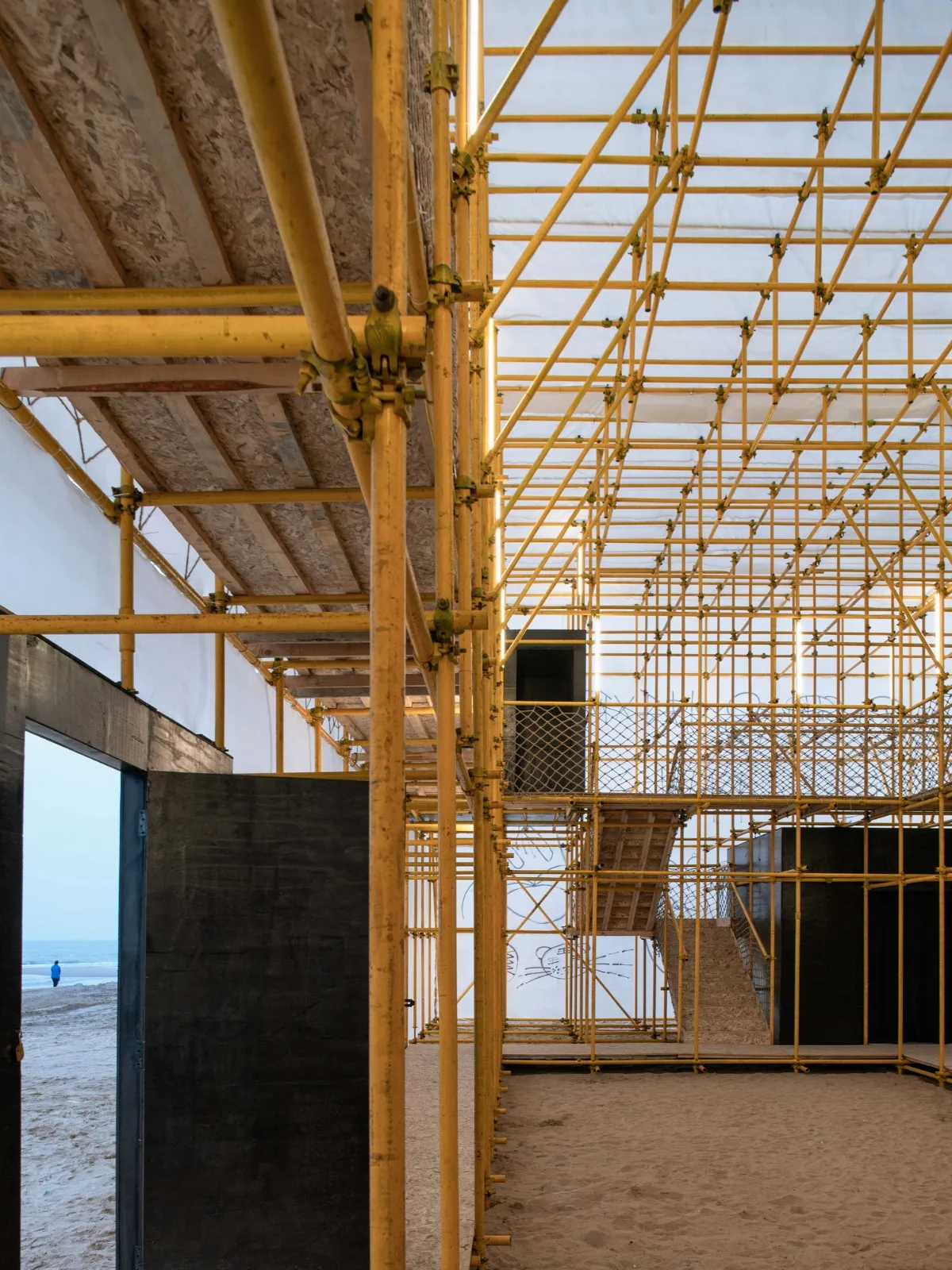 BIM Architecture | Huang Shen Er Space - Anaya Drama Festival "Migratory Bird 300" Beach Temporary Art Museum/Hemu Architecture Studio