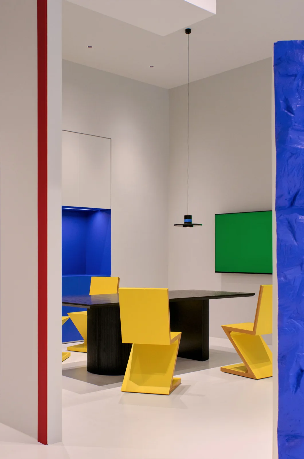 BIM Architecture | Benjamin Moore Coatings Jinhua Experience Center, a random spatial experiment of color explosion/NDB Design's new work