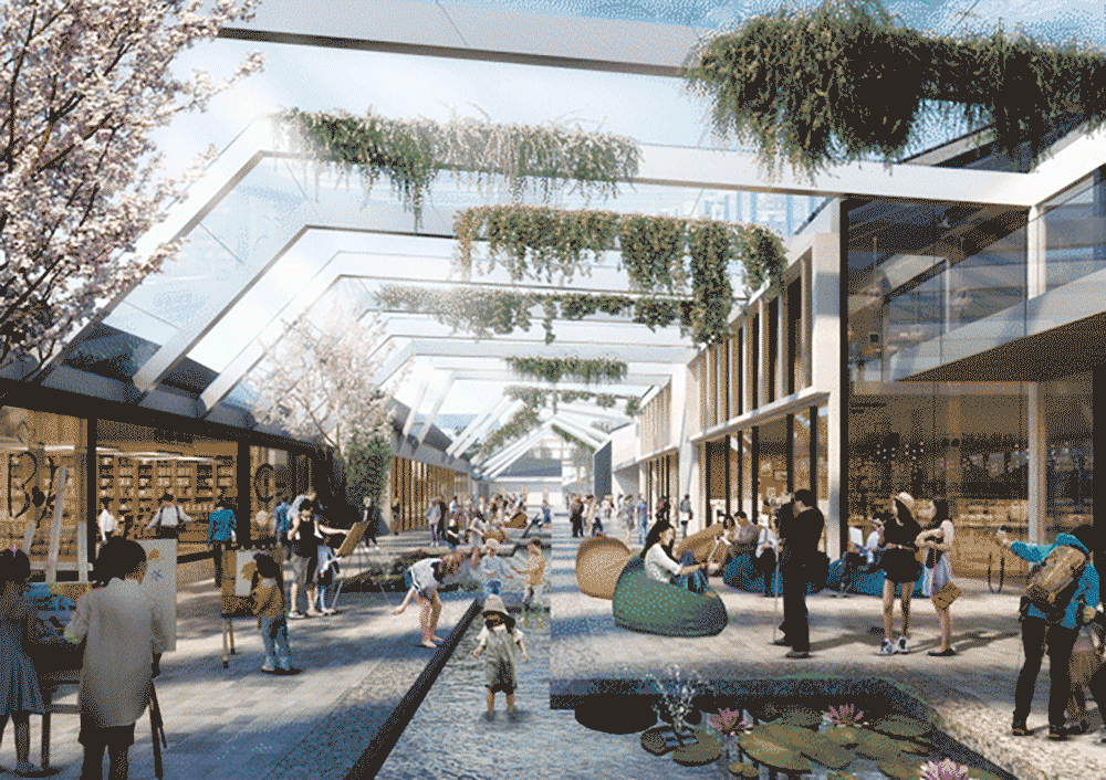 Cultural Sharing Courtyard and Japanese Food Street
