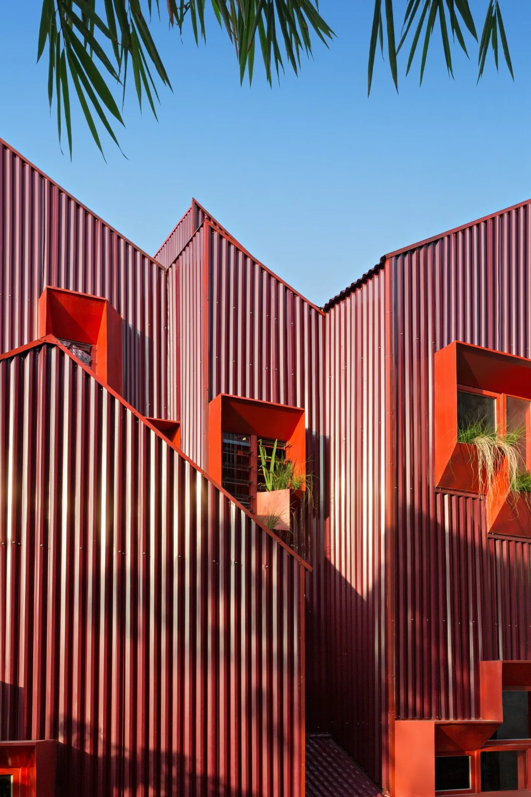 BIM Architecture | 'Gradually Stacking' Red Zone Boarding Apartments/Ismail Solehudin Architecture